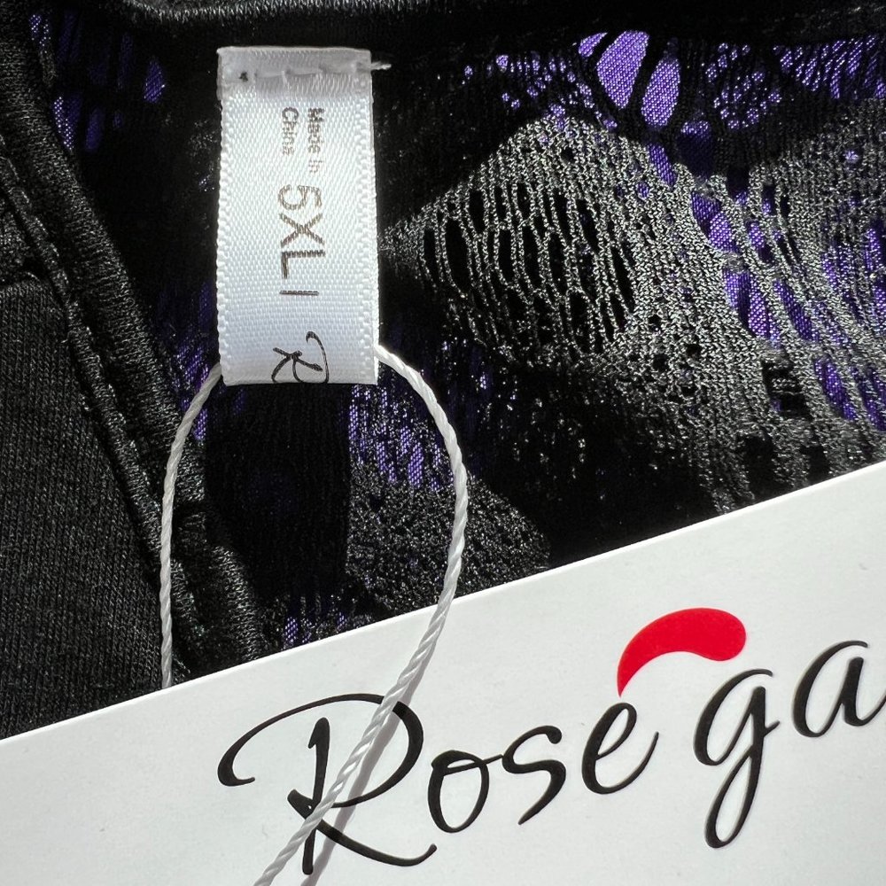 NEW 📌Rosegal Asymmetrical Long Skull Print Gothic Tee -Top & Lace with Skulls - Picture 15 of 16